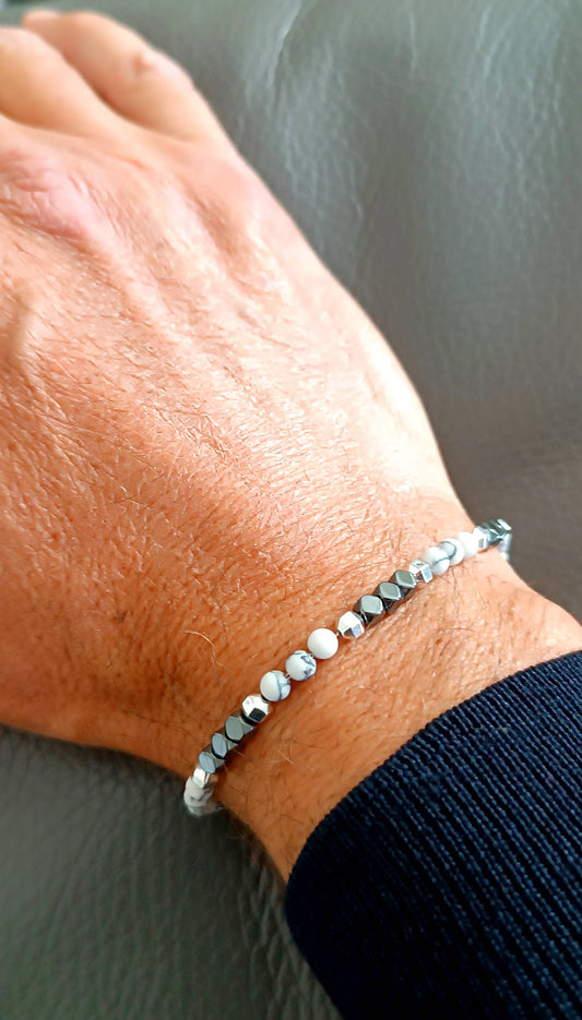 Taormina Stone and Steel Bracelet | Made in Lazio