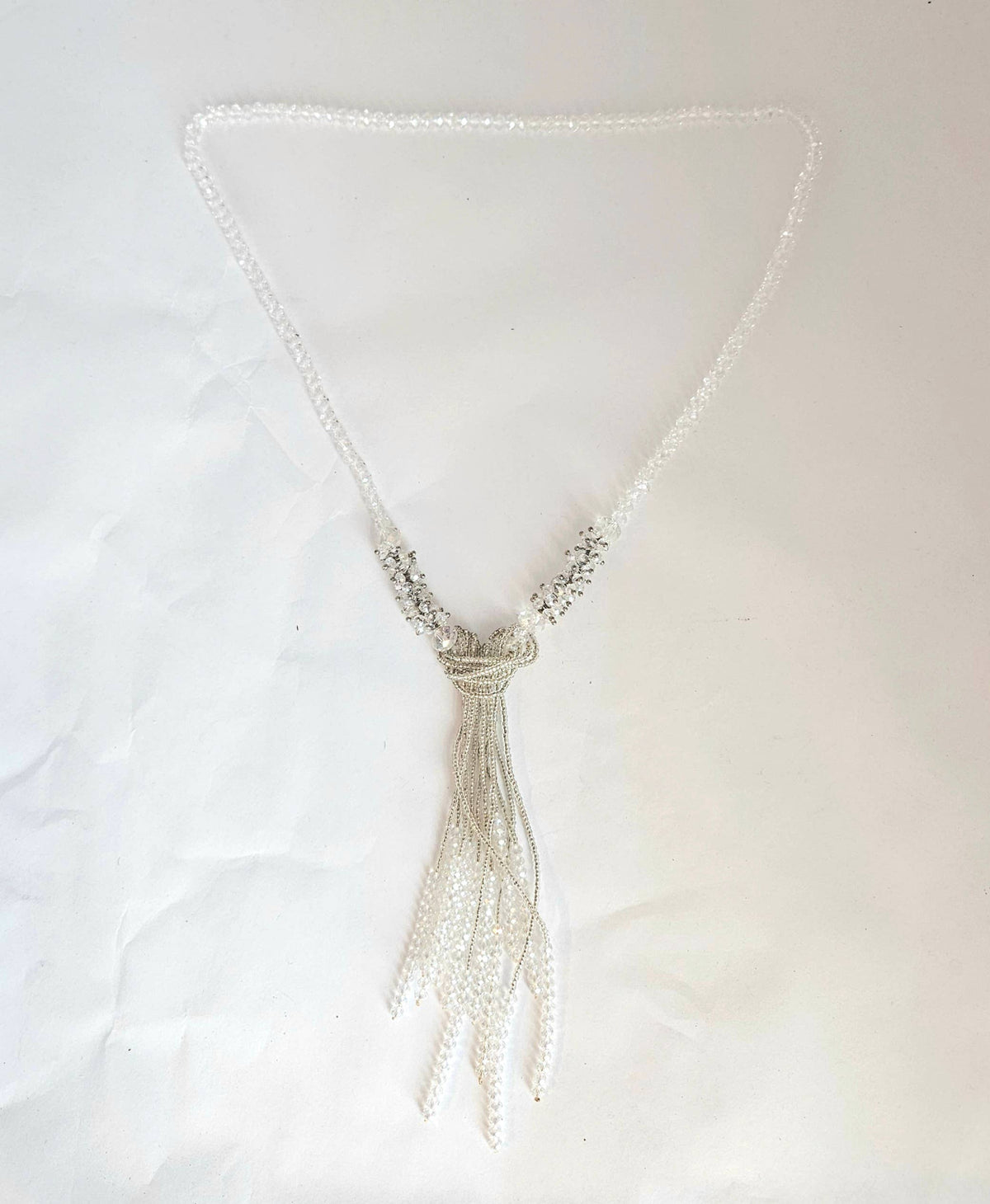 Carvatta Murano Glass Beaded Tassel Necklace | Made in Venice