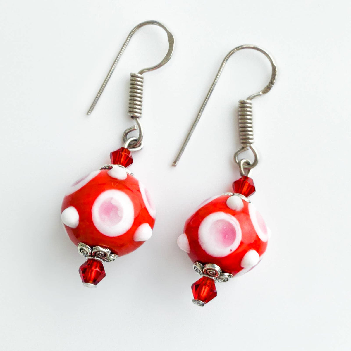 Big Beaded Earrings – Murano Glass | Made in Venice