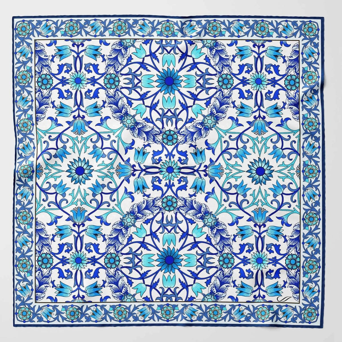 Silk Pocket Square - Southern Italy Style | Made in Lombardy