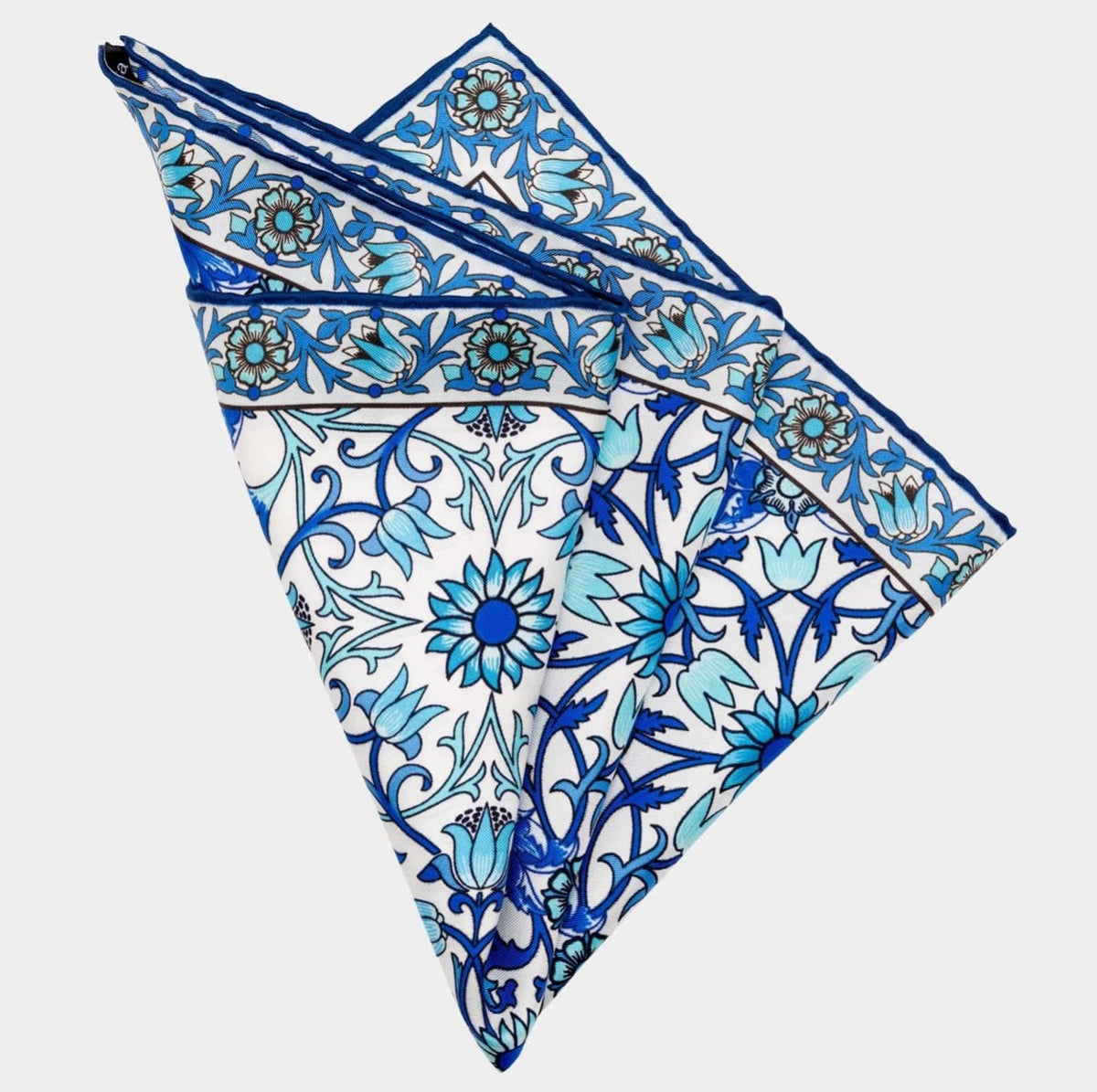 Silk Pocket Square - Southern Italy Style | Made in Lombardy