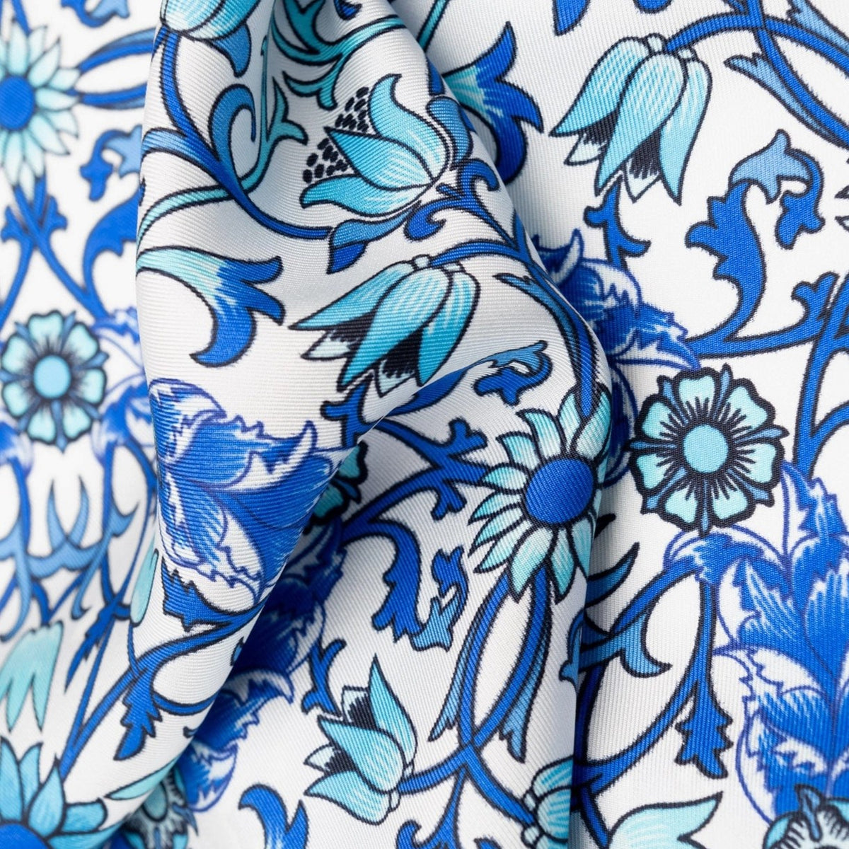 Silk Pocket Square - Southern Italy Style | Made in Lombardy