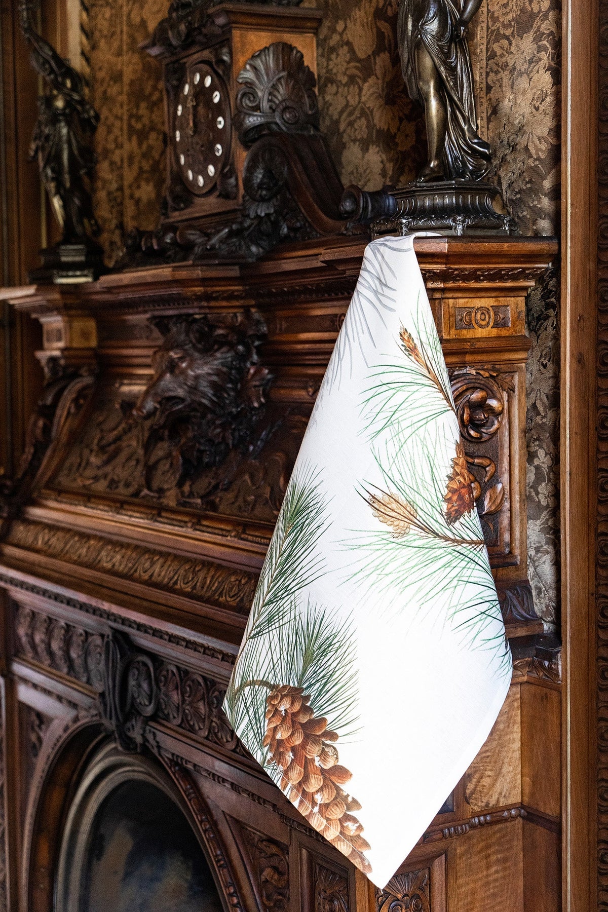 Le Sapin Linen Christmas Kitchen Towel