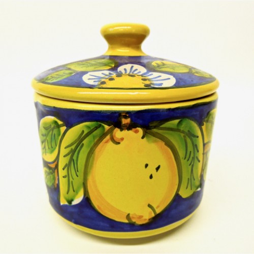 Limoni di Sicilia Blue Sugar Bowl | Made in Sicily