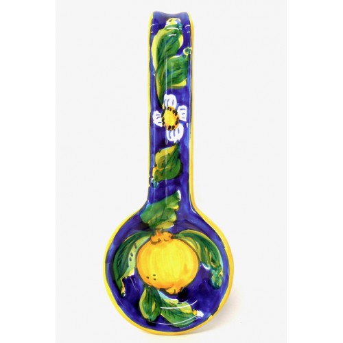 Limoni di Sicilia Blue Spoon Rest | Made in Sicily