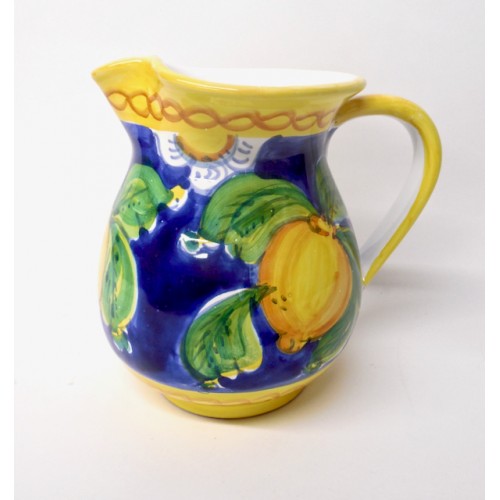 Limoni di Sicilia Blue Pitcher | Made in Sicily