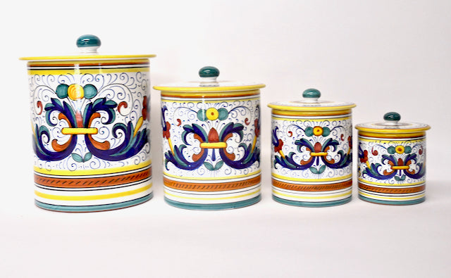 Ricco Deruta Canister Set