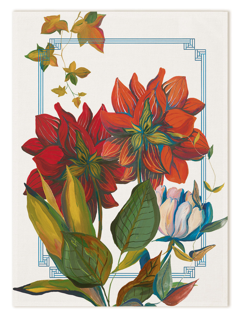 Dahlia Linen Kitchen Towel