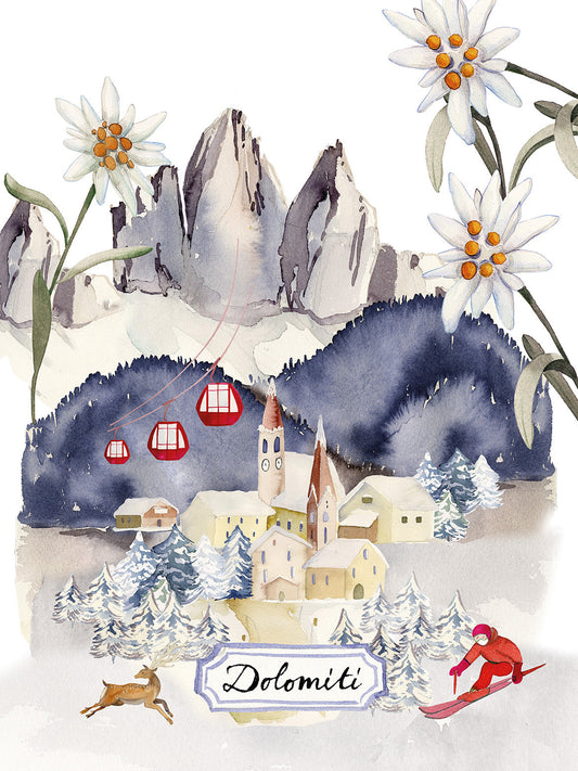 Dolomiti Linen Kitchen Towel