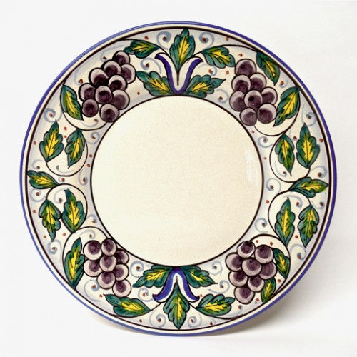 Frutta Deruta Grapes 8" Salad/Dessert Plate