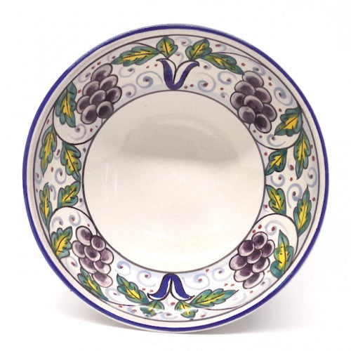 Frutta Deruta Grapes 6" Bowl