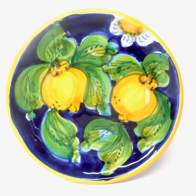 Limoni di Sicilia Blue 8" Salad/Dessert Plate