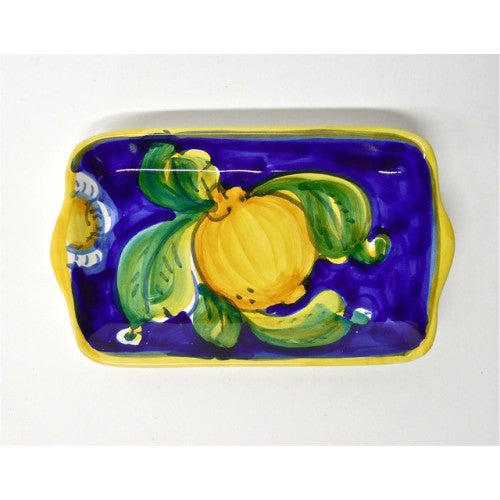 Limoni di Sicilia Blue 6.5X4" Serving Tray