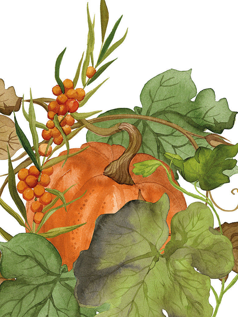 Potirons Linen Kitchen Towel