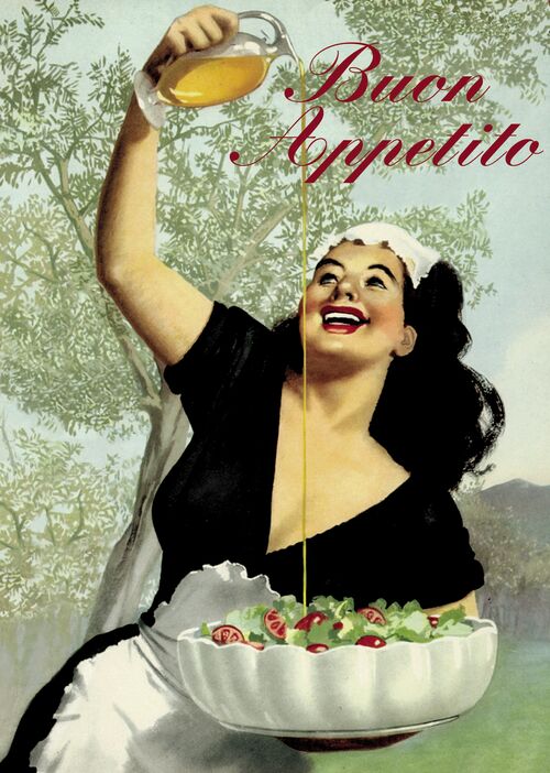Buon Appetito Postcard | Made in Tuscany