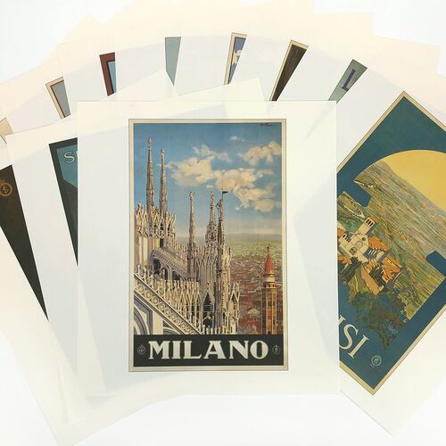 SET DI 12 STAMPE DIVERSE - ITALIA | Made in Italy