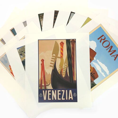 SET DI 12 STAMPE DIVERSE - VACANZE ITALIANE | Made in Italy