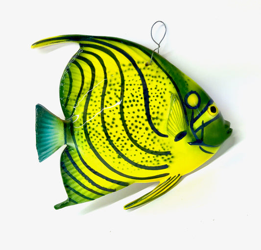 Sicilian Santo Stefano 8X8" Fish Wall Plaque