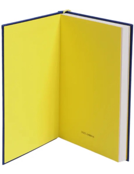 Dolce & Gabbana Multicolor Carretto Siciliano Print Notebook | Made in Italy