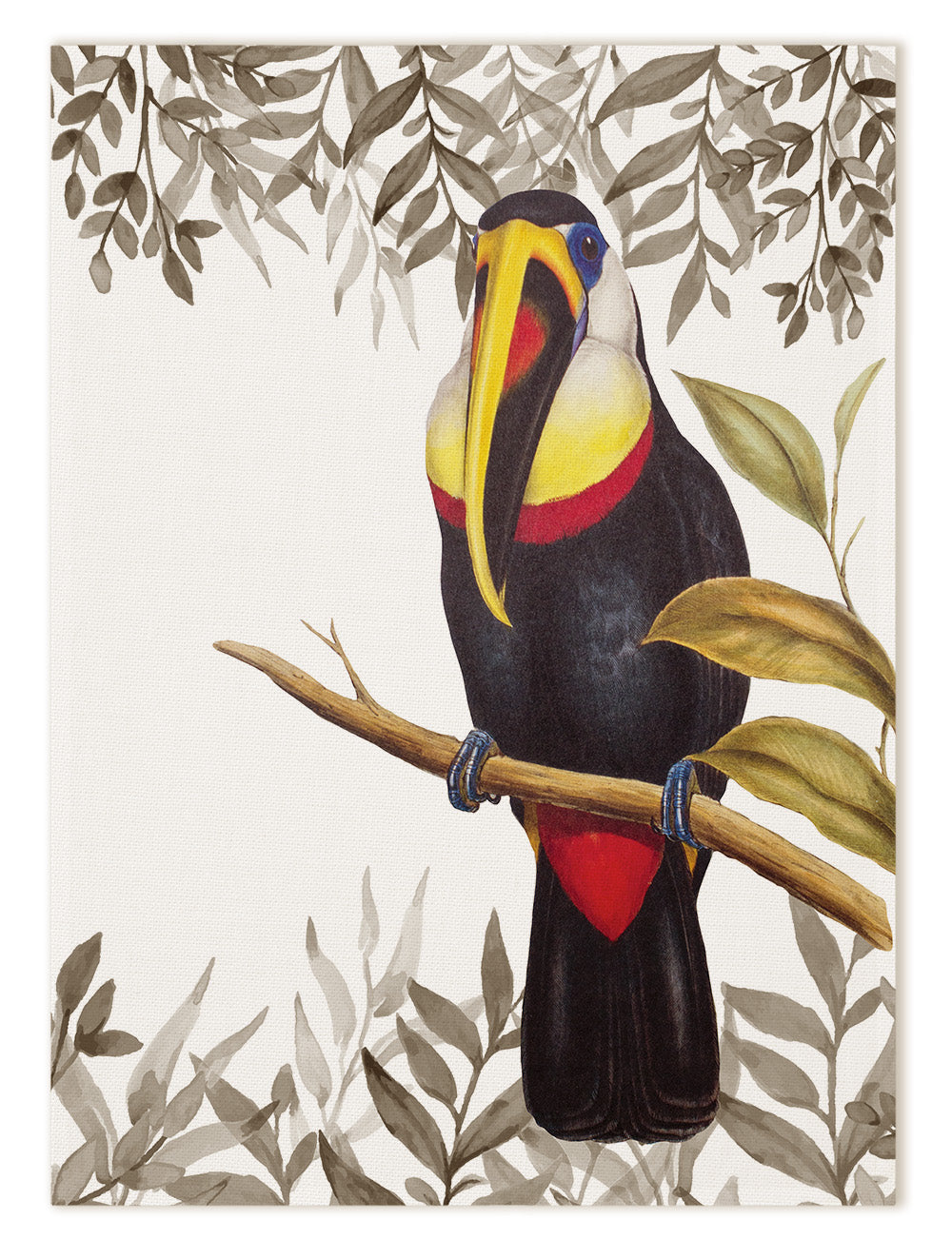 Toucans Linen Kitchen Towel