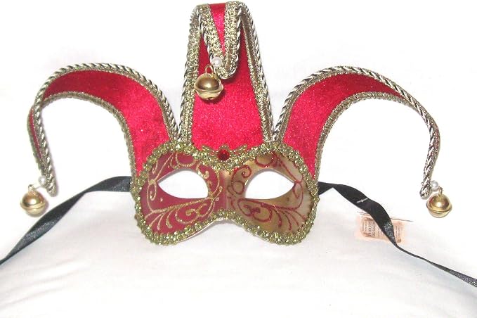 Jolly Stoffa Venetian Masquerade Mask | Made in Venice