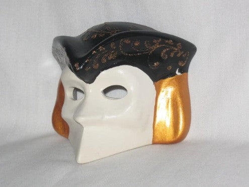 Ceramic Casanova Small Venetian Decorative Mask | Made in Venice