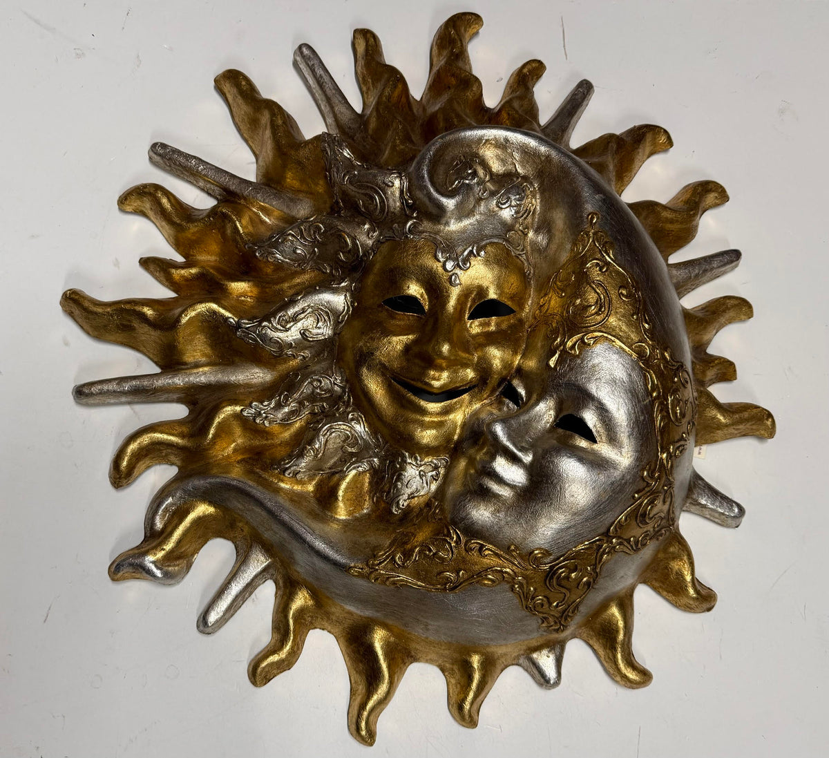 Mask Sun & Moon Large | Made in Venice