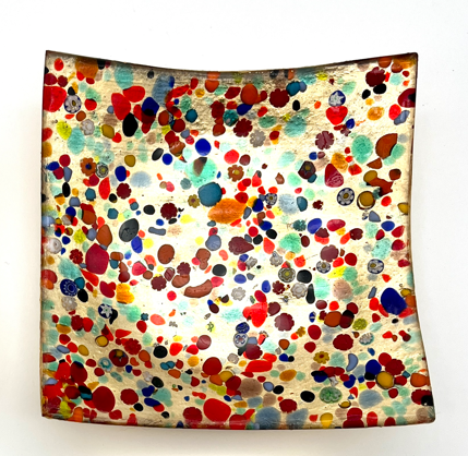 Klimt Murano Glass Dish | Made in Venice