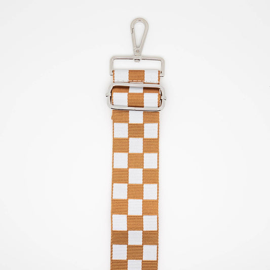 Checkered Adjustable Strap | Made in Tuscany
