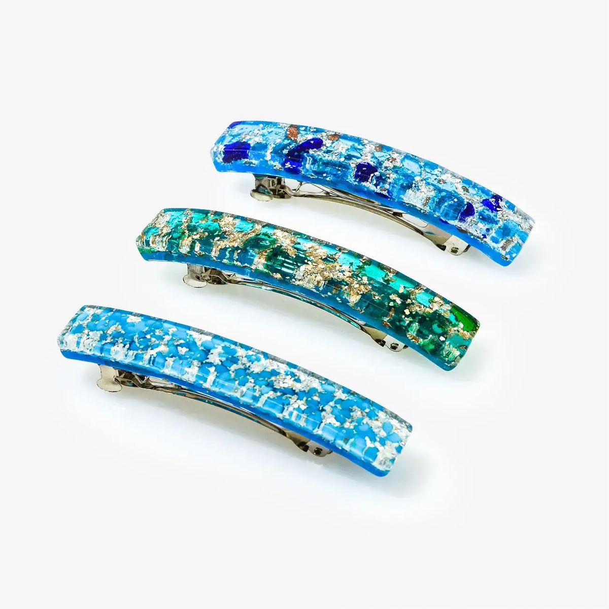 Murano Glass Hair Barrette, Assorted Colors | Made in Venice