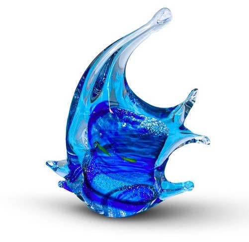 Pesce in Vetro di Murano - Statuetta Soffiata a Mano | Fatto a Venezia