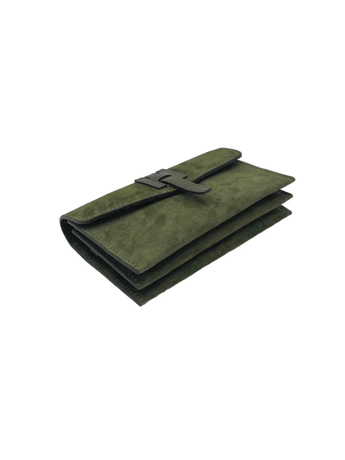 Suede and Genuine Leather Mini Clutch Bag | Made in Tuscany