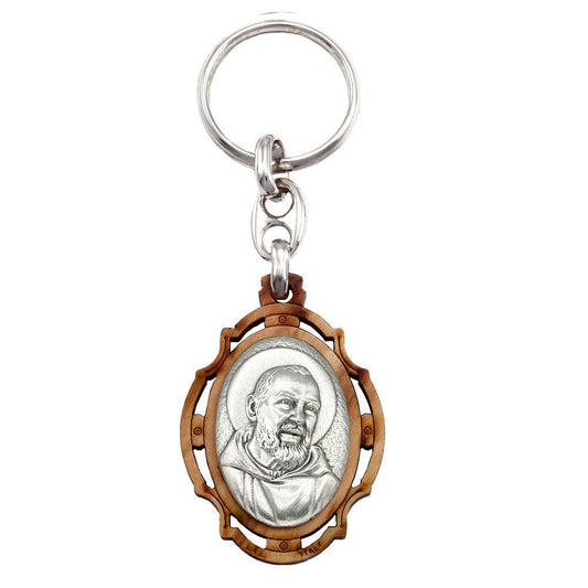 Padre Pio Keychain | Made in Umbria