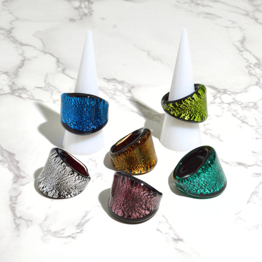 Murano Glass Mistero Statement Ring | Made in Venice