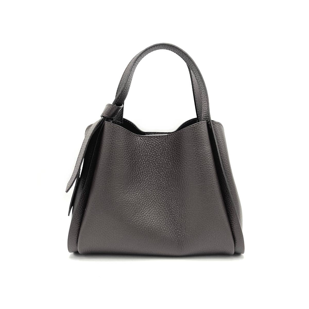 Genuine Leather Handbag, Medium | Made in Tuscany