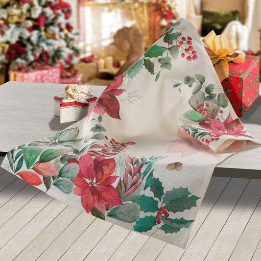Yule Linen Christmas Kitchen Towel