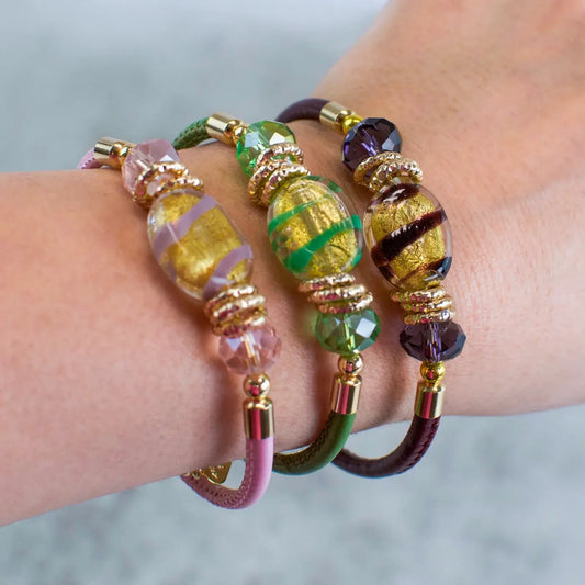 Murano Glass Adelina Beaded Bracelet | Made in Veneto