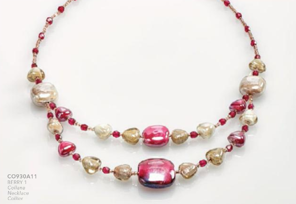 Berry Murano Glass Jewelry Collection Antica Murrina - 2 Colors | Made in Venice