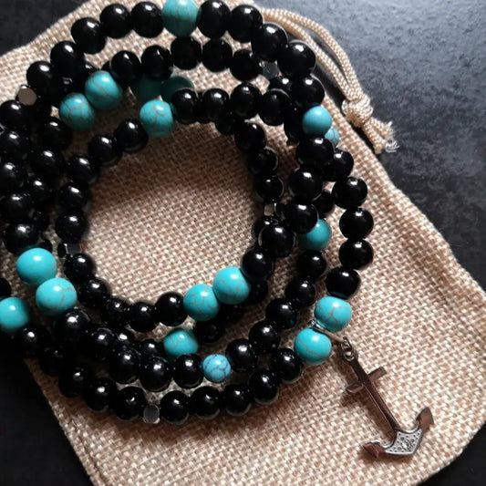 Mala necklaces in stone or wood | Made in Lazio