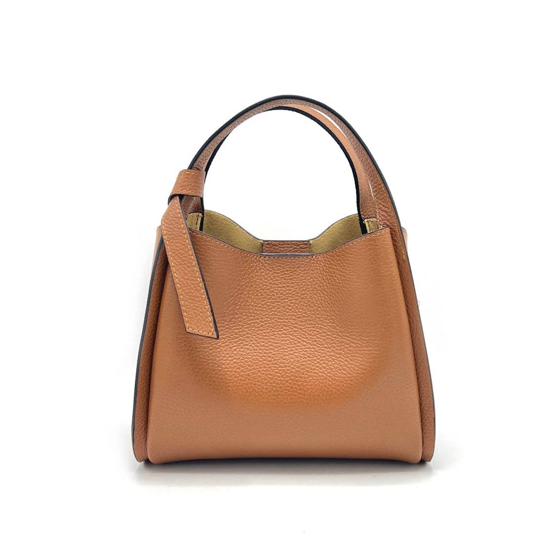 Genuine Leather Handbag, Medium | Made in Tuscany