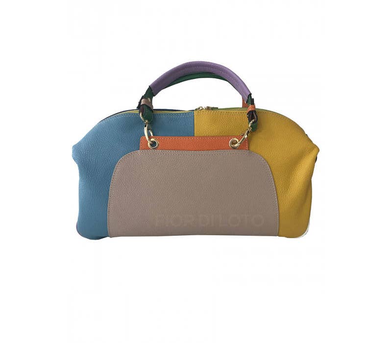 Monica Italian Leather Overnight Bag | Made in Tuscany