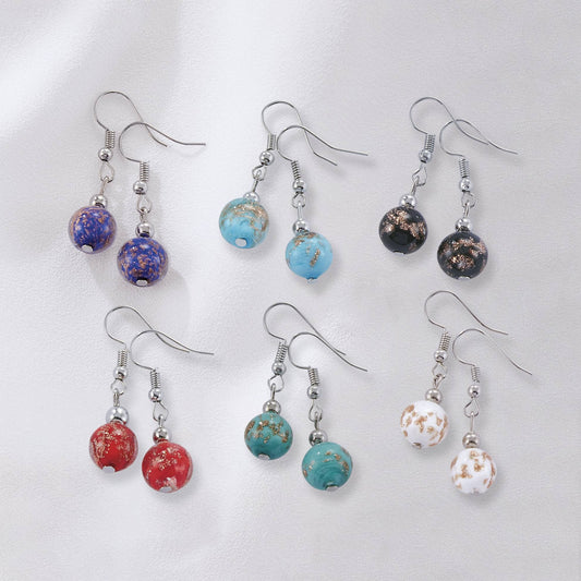 Murano Sommerso Earring - Assorted Colors | Made in Veneto