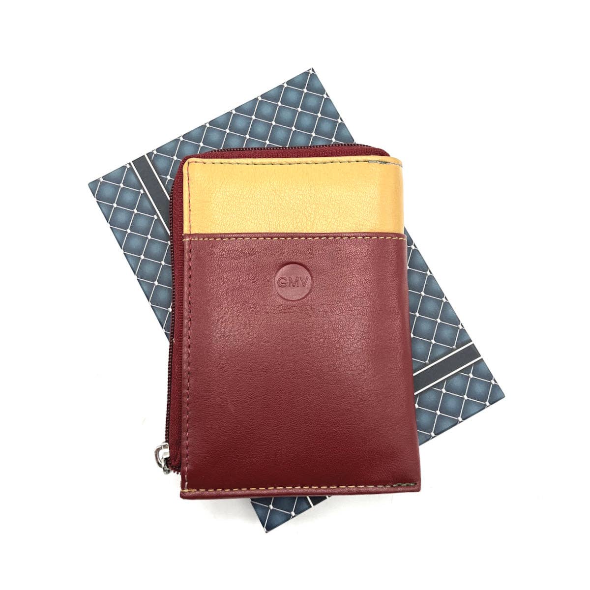 Genuine leather passport holder, Brand GMV, art. GMV80-PASS | Made in Italy