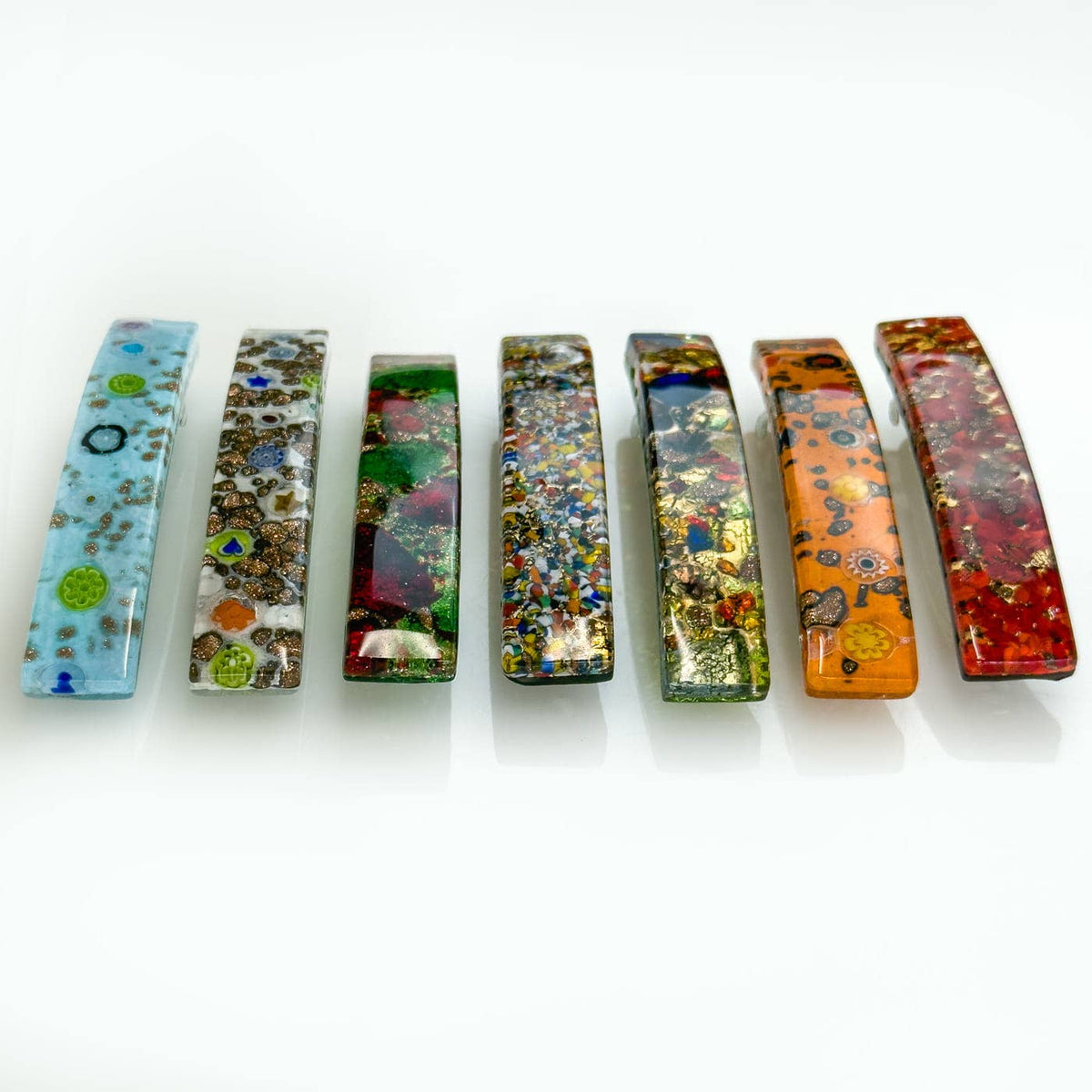 Murano Glass Hair Barrette, Assorted Colors | Made in Venice