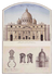 BASILICA DI SAN PIETRO - POSTER STILE VINTAGE