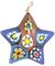 Murano Glass Star Pendant, Bright Multicolor | Made in Venice