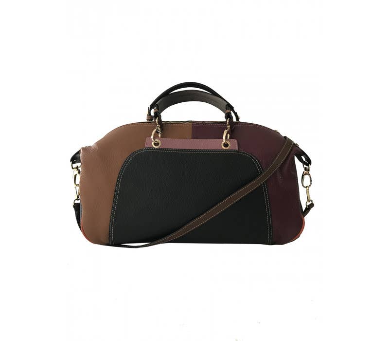 Monica Italian Leather Overnight Bag | Made in Tuscany