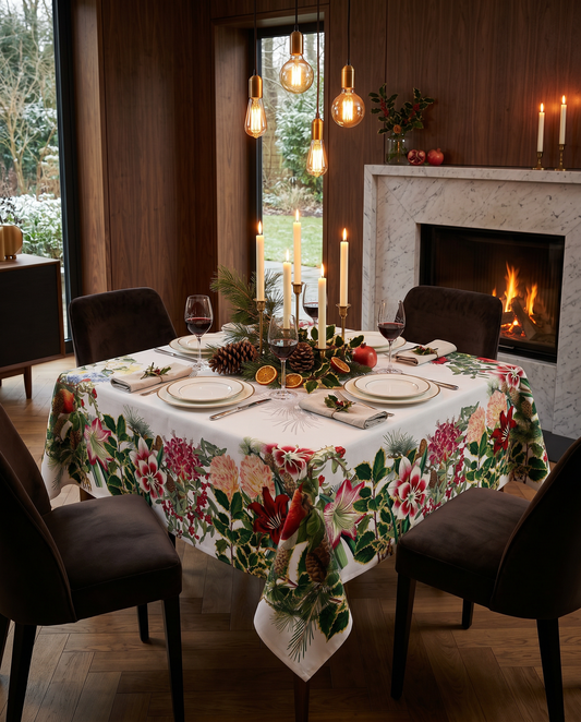 Natalia Linen Tablecloth | Made in Sicily