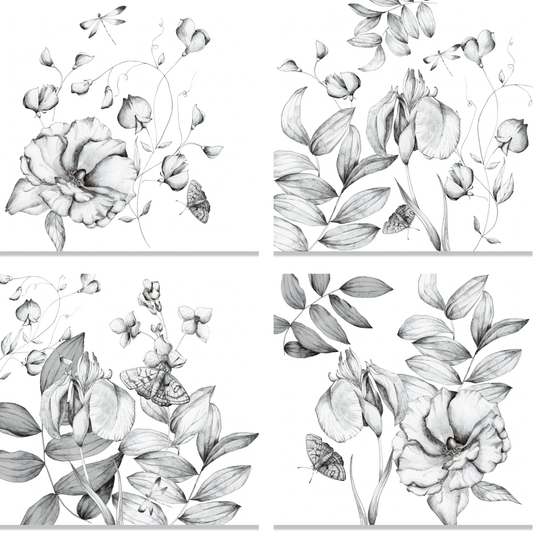 Miranda Cotton Satin Napkins, Set of 4 | Made in Sicily