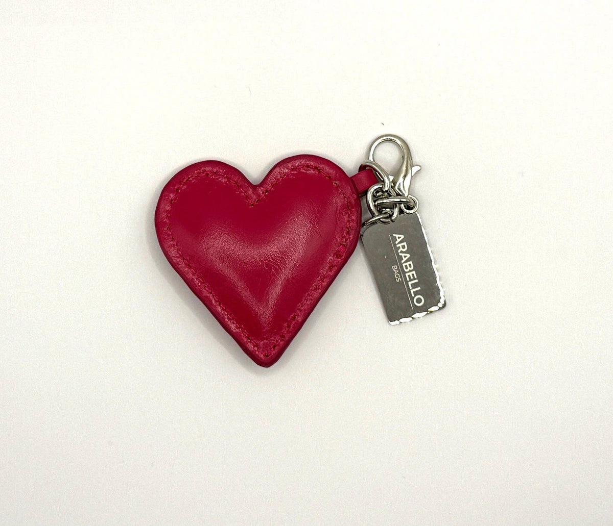 Pink Heart Keychain | Made in Tuscany